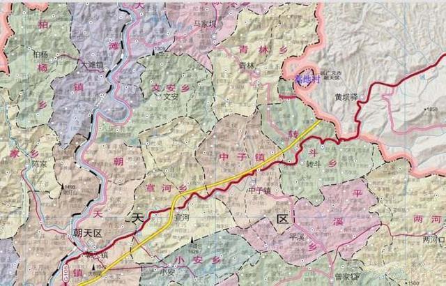 最新陕西交通地图